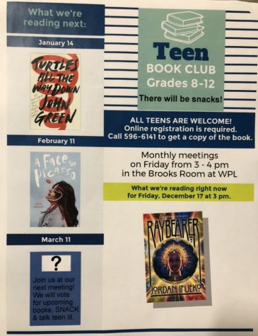 Wilbraham Public Library Teen Book Club is Back!